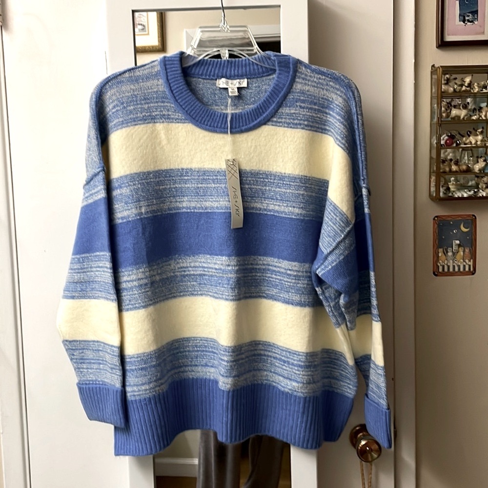 She + Sky Soft Sweater